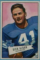 Dick Alban Football Cards 1952 Bowman Small Prices