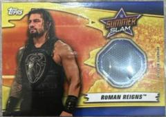 Roman Reigns [Blue] Wrestling Cards 2019 Topps WWE SummerSlam Mat Relics Prices