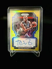 Kevin Garnett [Gold Prizm] #SG-KGN Basketball Cards 2021 Panini Prizm Signatures Prices