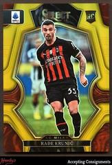 Rade Krunic [Gold] Soccer Cards 2022 Panini Select Serie A Prices
