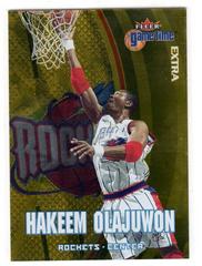 Hakeem Olajuwon [Extra] #90 Basketball Cards 2000 Fleer Game Time Prices