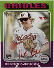 Heston Kjerstad [Special Edition Red Ink] #ROA-HK Baseball Cards 2024 Topps Heritage Real One Autograph Prices