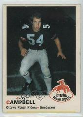 Jerry Campbell Football Cards 1970 O Pee Chee CFL Prices
