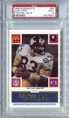 Louis Lipps [Blue] #83 Football Cards 1986 McDonald's Steelers Prices