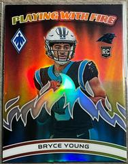 Bryce Young #PWF-1 Football Cards 2023 Panini Phoenix Playing with Fire Prices