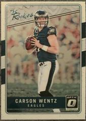 Carson Wentz Football Cards 2016 Panini Donruss Optic the Rookies Prices