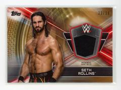 Seth Rollins [Bronze] #SR-SR Wrestling Cards 2019 Topps WWE Road to Wrestlemania Shirt Relics Prices