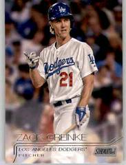 Zack Greinke #258 Baseball Cards 2015 Stadium Club Prices