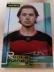Alexander Holtz #RJ-14 Hockey Cards 2021 Upper Deck Synergy Rookie Journey Draft Prices