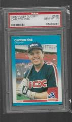 Carlton Fisk #496 Baseball Cards 1987 Fleer Glossy Prices
