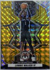 Lonnie Walker IV [Gold] #1 Basketball Cards 2021 Panini Mosaic Prices