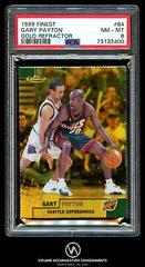 Gary Payton [Gold Refractor w/ Coating] Basketball Cards 1999 Finest Prices