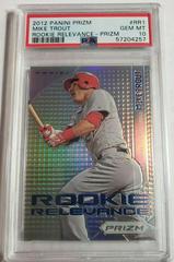 Mike Trout [Prizm] Baseball Cards 2012 Panini Prizm Rookie Relevance Prices