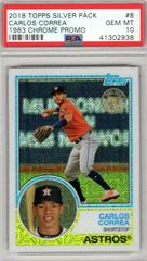Carlos Correa #8 Baseball Cards 2018 Topps Silver Pack 1983 Chrome Promo Prices