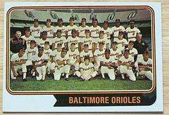 Orioles Team #16 Baseball Cards 1974 Topps Prices
