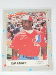 Tim Raines Baseball Cards 1988 Fleer Star Stickers Prices
