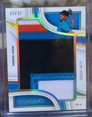 Eury Perez [Prospect Patch Autograph Jersey Number] #4 Baseball Cards 2023 Panini Immaculate Prices
