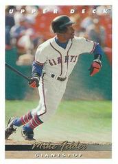 Mike Felder #186 Baseball Cards 1993 Upper Deck Prices