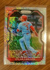Dylan Carlson [Shimmer Prizm] #138 Baseball Cards 2021 Panini Prizm Prices