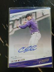 Colton Welker #PR-CW Baseball Cards 2021 Panini Chronicles Prestige Autographs Prices