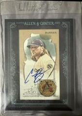 Corbin Burnes [Black] #MA-CB Baseball Cards 2023 Topps Allen & Ginter Mini Framed Autographs Prices