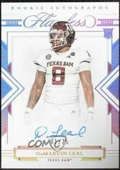 DeMarvin Leal [Autograph] Football Cards 2022 Panini Flawless Collegiate Prices