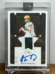 Aaron Rodgers [Lone Star Autograph Bronze] #97 Football Cards 2022 Panini One Prices