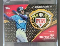 Ken Griffey Jr. [Black] #CA-KG Baseball Cards 2023 Topps Crowning Achievements Commemorative Patch Prices