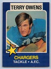 Terry Owens #10 Football Cards 1975 Wonder Bread Prices