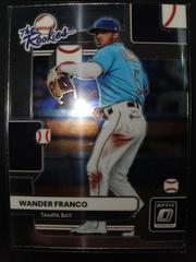 Wander Franco #TR-1 Baseball Cards 2022 Panini Donruss Optic The Rookies Prices