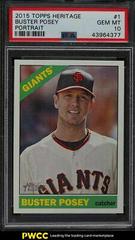 Buster Posey [Portrait] #1 Baseball Cards 2015 Topps Heritage Prices