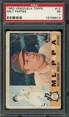 Milt Pappas #12 Baseball Cards 1960 Venezuela Topps Prices