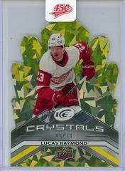 Lucas Raymond [Yellow] #IC-49 Hockey Cards 2021 Upper Deck Ice Crystals Prices