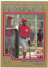 Edwin Encarnacion [Gold] #T105 Baseball Cards 2004 Topps Traded Prices