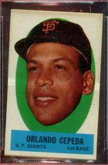 Orlando Cepeda [Instruction Back] Baseball Cards 1963 Topps Peel Offs Prices
