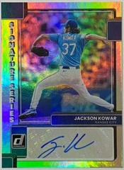 Jackson Kowar #SS-JK Baseball Cards 2022 Panini Donruss Signature Series Prices