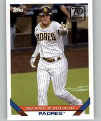 Manny Machado Baseball Cards 2021 Topps Update 70 Years of Baseball Prices