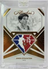 John Stockton [Bronze] #124 Basketball Cards 2021 Panini Flawless Prices