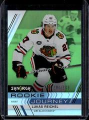 Matty Beniers [Green] Hockey Cards 2022 Upper Deck Synergy Rookie Journey Away Prices