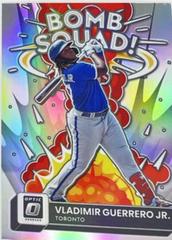 Vladimir Guerrero Jr. [Holo] Baseball Cards 2022 Panini Donruss Optic Bomb Squad Prices