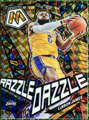 LeBron James #5 Basketball Cards 2022 Panini Mosaic Razzle Dazzle Prices