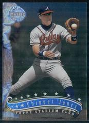 Chipper Jones [Matrix] Baseball Cards 1997 Stadium Club Prices