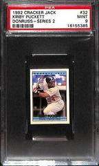 Kirby Puckett #32 Baseball Cards 1992 Donruss Cracker Jack Series 2 Prices