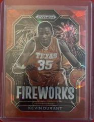 Kevin Durant [Red Ice] #17 Basketball Cards 2023 Panini Prizm Draft Picks Fireworks Prices