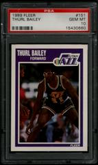Thurl Bailey Basketball Cards 1989 Fleer Prices