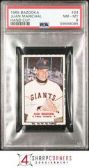 Juan Marichal [Hand Cut] Baseball Cards 1965 Bazooka Prices