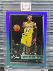Dennis Schroder [Purple] #7 Basketball Cards 2020 Panini One and One Prices