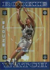 Matt Harpring Basketball Cards 1998 Upper Deck Encore Prices