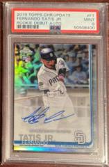 Fernando Tatis Jr. [Orange Refractor] Baseball Cards 2019 Topps Chrome Rookie Debut Autograph Prices
