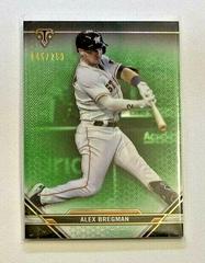 Alex Bregman [Emerald] #20 Baseball Cards 2021 Topps Triple Threads Prices